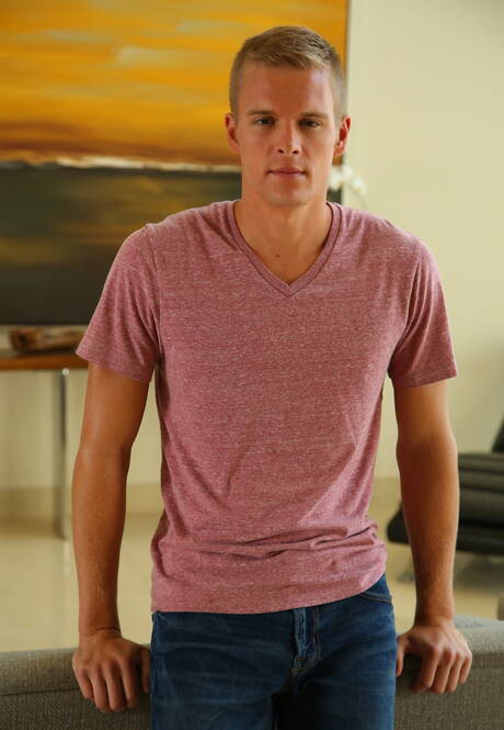 Nice american guys stud Markie More and young boy Ty Thomas have a hot couple scene