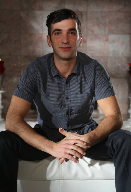 Pretty american boys otter Adam Russo and beefy Andy Banks have a hot couple scene