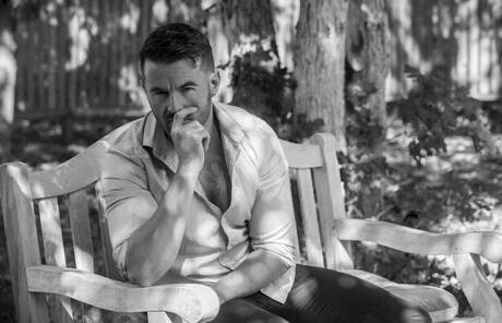 Shameless boys Brendan Patrick, Sam Truitt and Trent Ferris in hot threesome ass fuck action outdoor