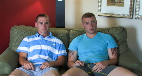 Tough guy Tim and tough guy Casey in hot ass fuck action