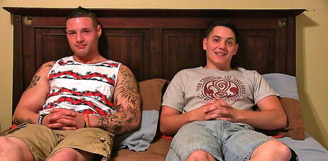 Muscular Cruz and beefy Sonny make a love