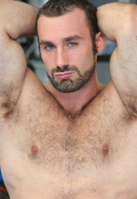 Tough guy Conner Mason and american mature bear Jaxton Wheeler have a hot sex outdoor