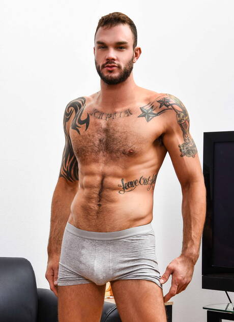 Nice american buddies tough guy Cliff Jensen and beefcake Casey Jacks sucking and fucking each other