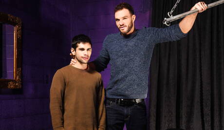 Famous americans, tough guy Cliff Jensen and otter Ty Mitchell fuck ass after sucking