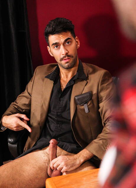 French hot bear Teddy Torres and canadian hairy stud Mick Stallone have anal sex