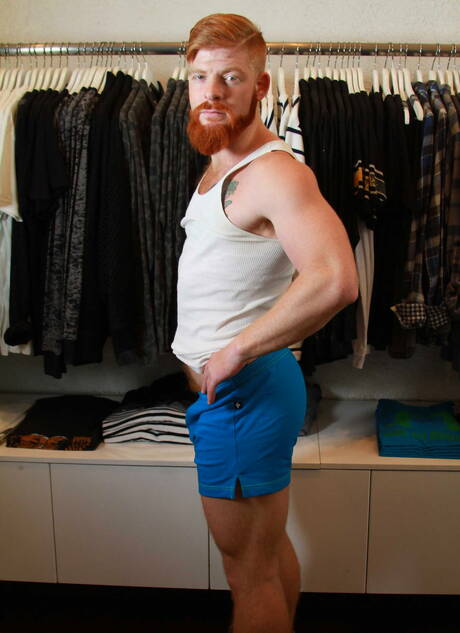 Sexy buddies Colt Rivers, Bennett Anthony and Brandon Moore have a hot 3some sex