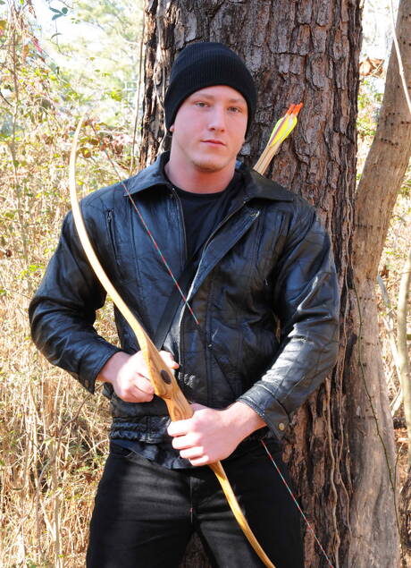 Hot american boys tough guy Tom Faulk and strongman Haigen Sence in hot ass fuck action outdoor