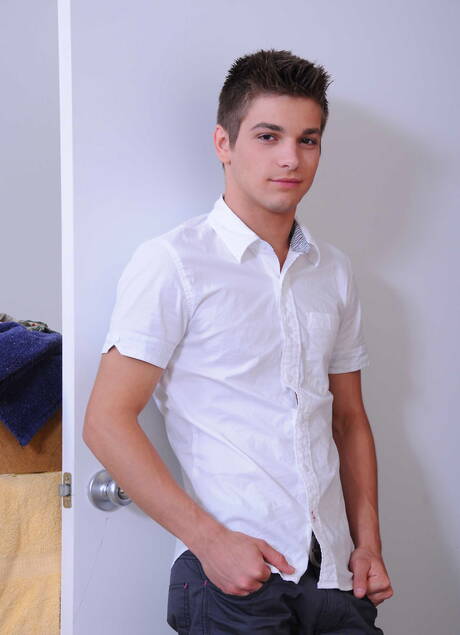 Famous americans, hunky guy Johnny Rapid and hunk Topher Di Maggio drilling an ass