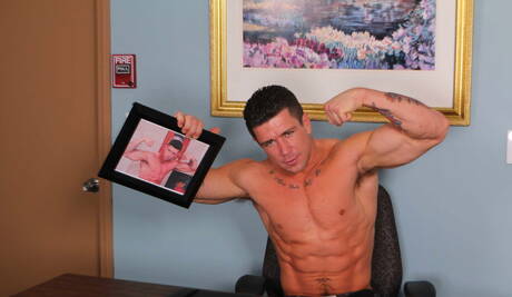 Hot guys Tony Newport, Kirk Cummings and Trenton Ducati in hot 3some ass bang