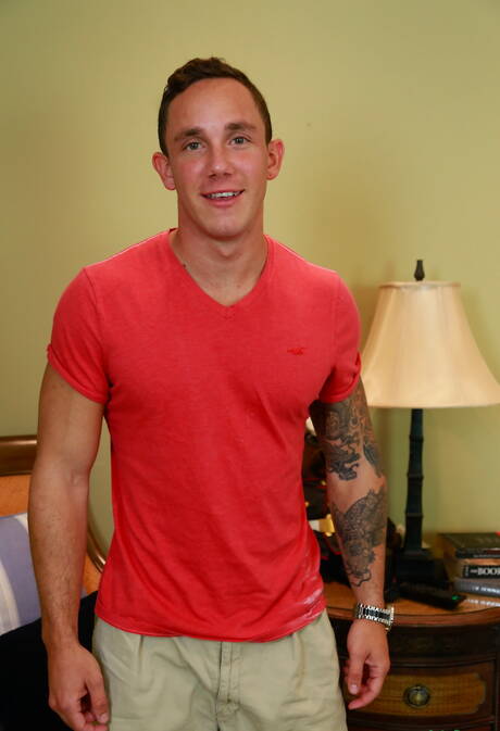 Pretty american boys muscular Cole Weston and hunk Roman Eros have a good anal sex