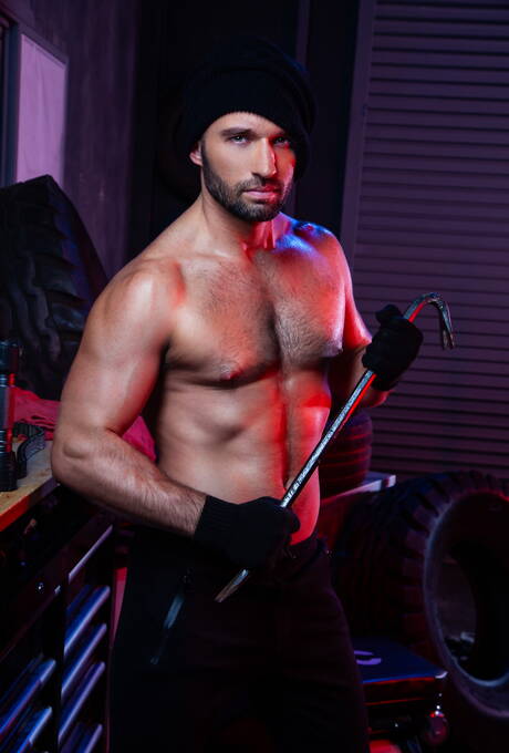 Horny boys Jason Vario, Riley Mitchel and Colby Tucker in hot interracial threesome anal sex