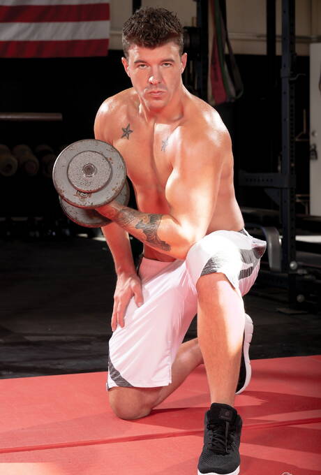 Two american guys stud Jj Knight and superstud Grant Ryan banged each other