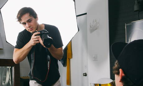 Two american guys pretty boy Grayson Lange and beefcake Justin Owen sucking and screwing each other with fisting