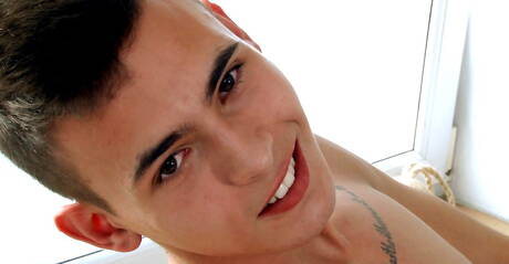 Tough guy Antonio Cortes wanking