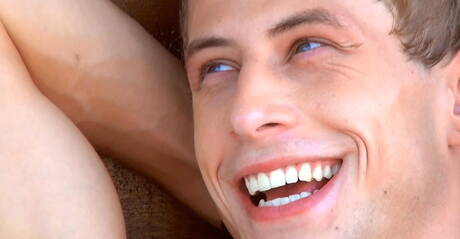 Two czech guys muscular Jack Harrer and superstud Marc Ruffalo have a good oral sex outside