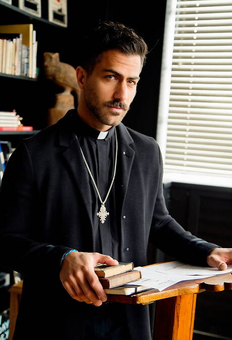 Two american boys hairy stud Adam Ramzi and beefcake Calvin Banks fuck ass after sucking dick outdoor