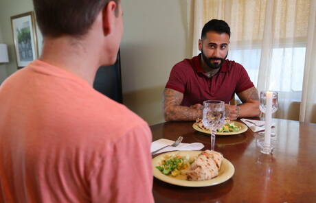 Puerto rican tough guy Rikk York and american pretty boy Johnny Hunter banged each other