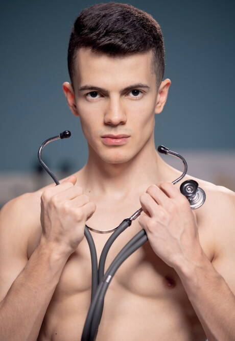 Two american guys muscular Cade Maddox and superstud Eric Rey make a love