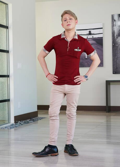 Hot boysBucky Wright, Daniel Hausser and Parker Payne in threesome interracial fuck action