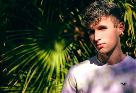 American young dude Dawson Grant posing naked outdoor