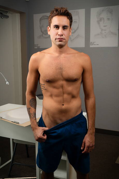 Beefcake Titus and american superstud Blake Ryder in hot ass fuck action