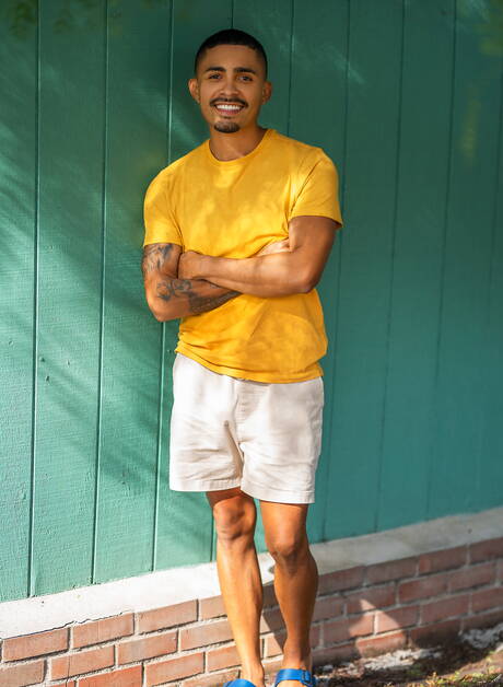 American tough guy Ricky Donovan and muscular Clyde fuck ass after sucking outside