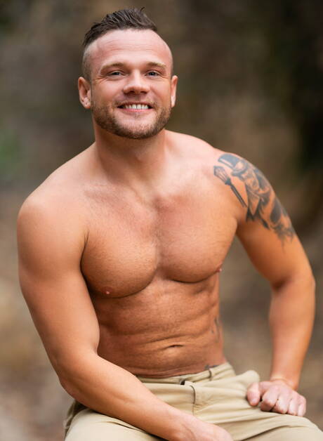 Sensual buddy Sean and sensual guy Mitch in hot ass bang outdoor