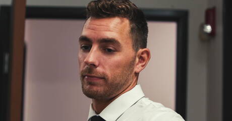 Nice american guys beefy Carter Woods and tough guy Masyn Thorne have a good sex