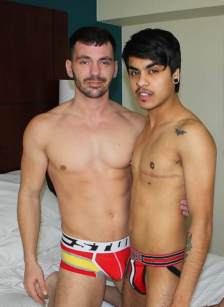 Brogan Reed and Xander James have a hot couple scene with FTM