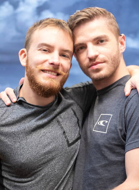 Luke Hudson and Tom Bentley have a hot couple scene with FTM