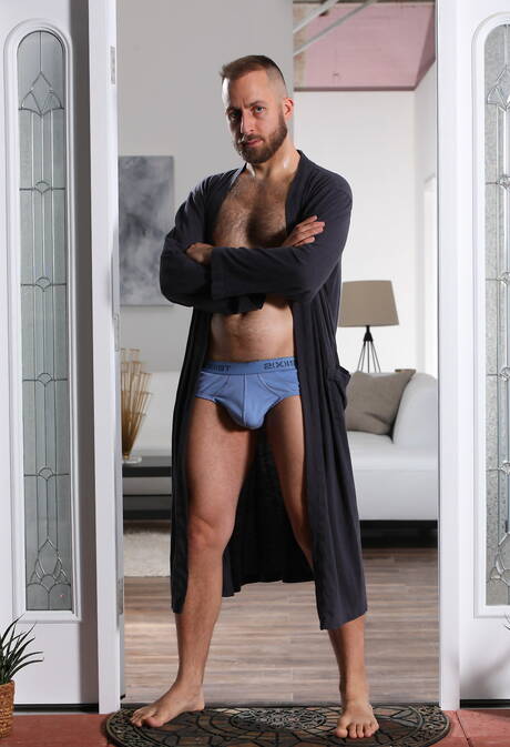 Draven Navarro, Vanessa Vega and Joel Someone in straight guy seduction