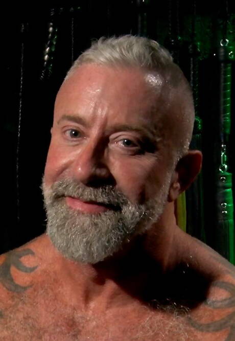 Two american guys mature bear Lance Charger and beautiful boy Maxx Monroe in hard bdsm sex scene