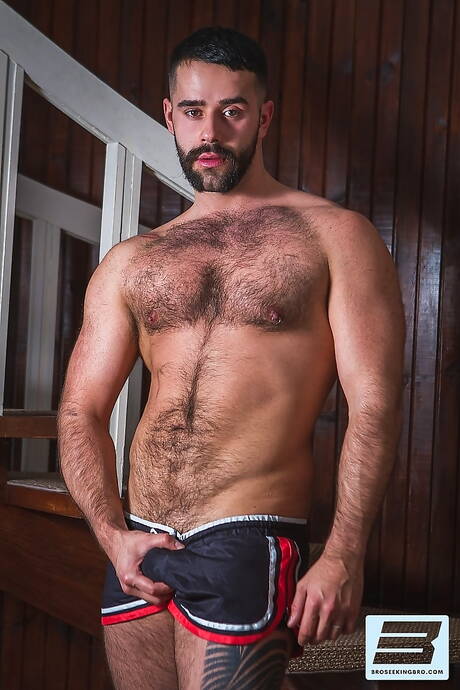 French hairy bear Teddy Torres and hunky guy Zac Hunter fuck ass after sucking dick