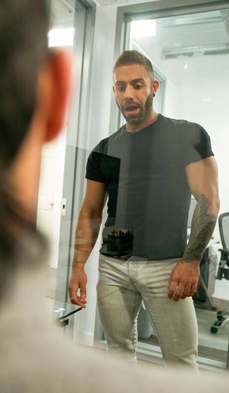 American gay bear Eddy Ceetee and french gay bear Teddy Torres have a hot sex