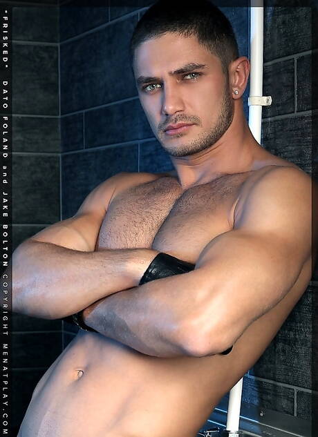 Russian beefcake Dato Foland and  Jake Bolton banged each other