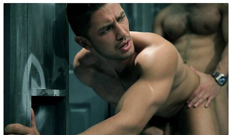 Russian muscular Dato Foland and  Hugo Vergari have a hot couple scene