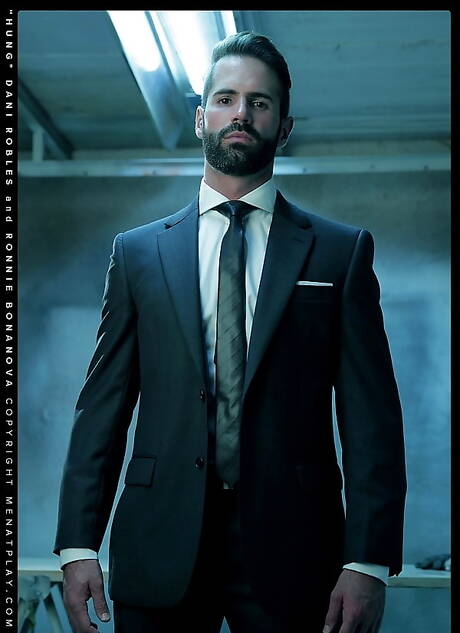 Spanish hairy bear Dani Robles and  Ronnie Bonanova loves bondage