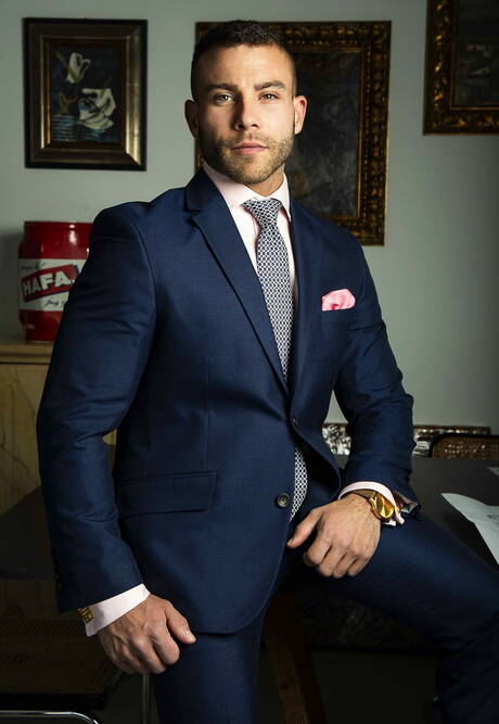 Spanish muscular Diego Reyes and american tough guy Jj Knight in hot ass fuck action