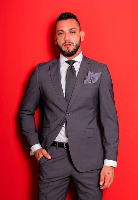 Stud Leo La Rosa and hunky guy Little Brako in hot ass fuck action