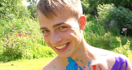 Hot czech boys young boy Pip Caulfield and hot twink Fabien Jacq jack off dick outdoor