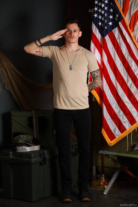 American hairy stud Andrew Miller and superstud Cam Steele banged each other