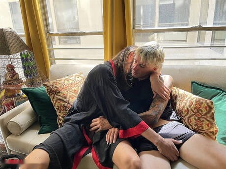 Shameless buddies Murphy Maxwell, Christop and Zack Tokes have a hot interracial 3some sex