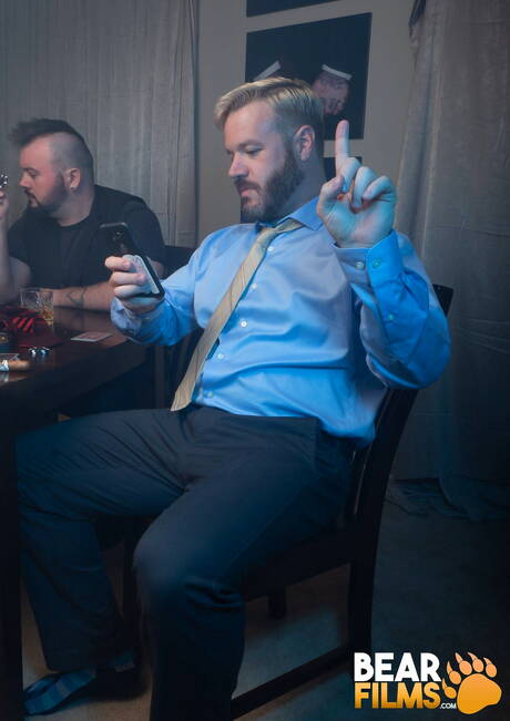 American bear John Thomas posing nude