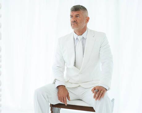 Sexy americans, gay bear Dillon Stone and young boy Ethan Tate make a love