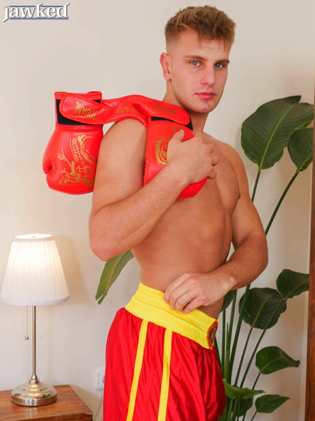 Hunky guy Callum Dean get naked and showing his butt