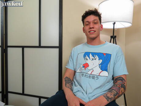 Young dude Brock Lee Reynolds teasing his dick