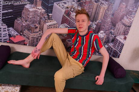 Young dude Mars Coy posing nude