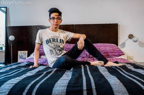 Latin young Antu Burghos having a pleasure